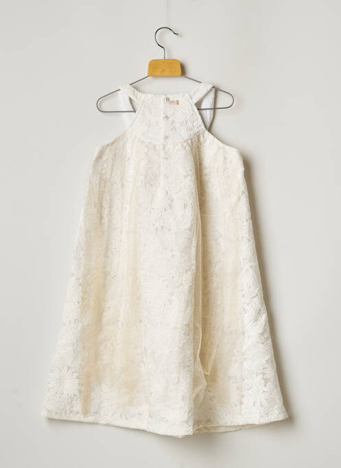 Robe mi-longue blanc CATIMINI pour fille