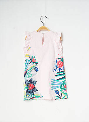 Robe mi-longue sans manche sans manche rose CATIMINI fille