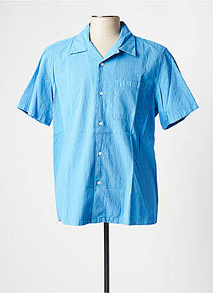 Chemise manches courtes bleu CASTART pour homme