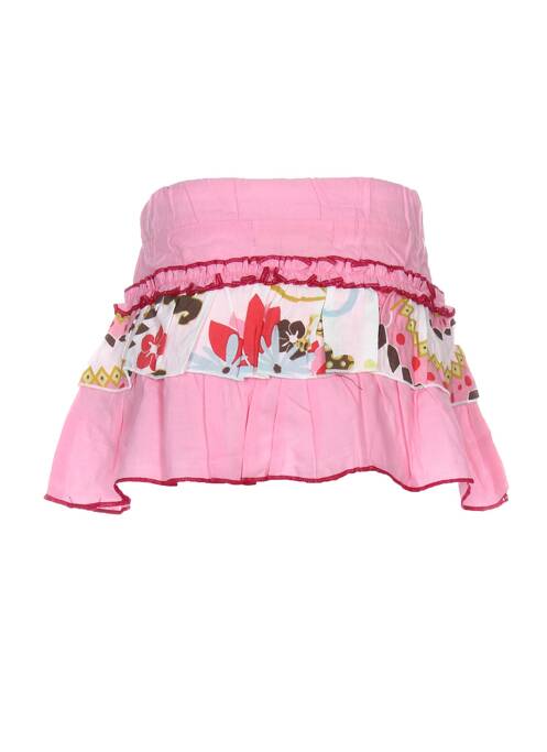 Jupe mi-longue rose LA TRIBBU pour fille