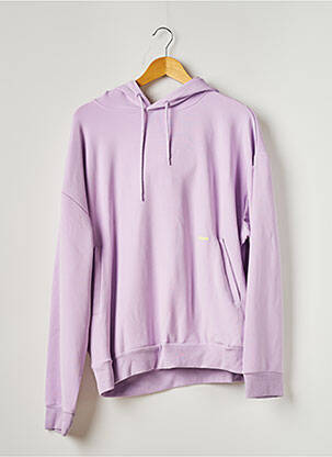 Sweat-shirt à capuche violet CIRCLE pour femme