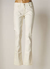 Pantalon droit beige NATIONAL LIBERTY pour femme seconde vue