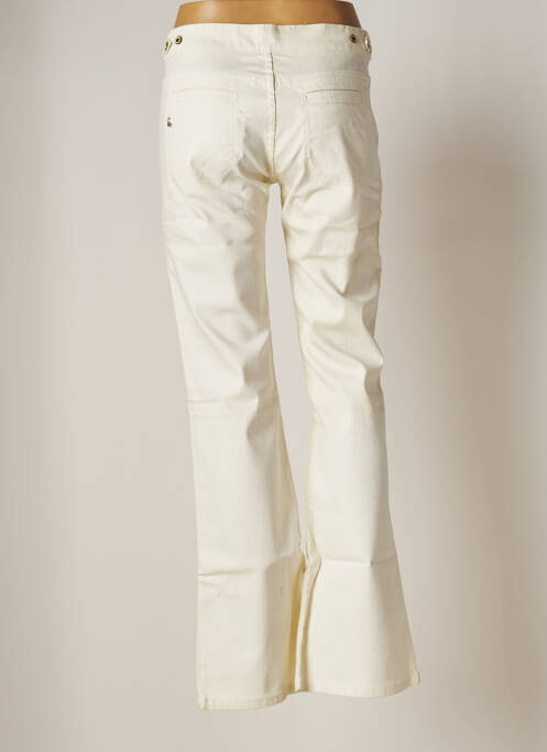 Pantalon flare beige NATIONAL LIBERTY pour femme