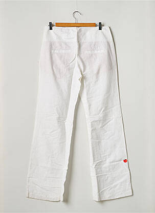 Pantalon large fermeture zip latéral taille normale blanc FREEMAN T.PORTER femme