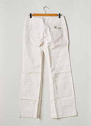 Pantalon droit stretch taille normale blanc FREEMAN T.PORTER femme