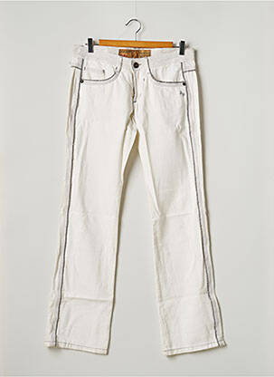 Jeans coupe droite sélection denim taille normale blanc FREEMAN T.PORTER femme