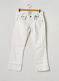 Pantacourt coupe droite taille normale blanc FREEMAN T.PORTER femme
