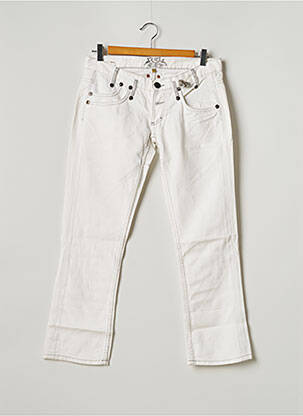 Pantacourt coupe droite taille normale blanc FREEMAN T.PORTER femme