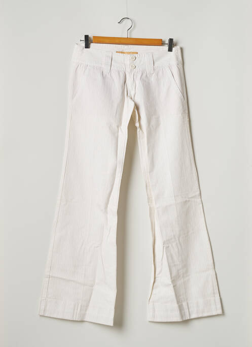 Pantalon large blanc FREEMAN T.PORTER pour femme