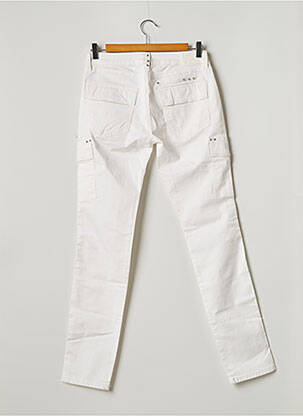 Pantalon cargo poches taille normale blanc FREEMAN T.PORTER femme
