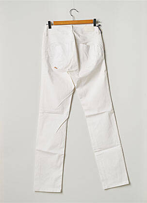 Pantalon slim broderie rivets taille normale blanc SALSA femme