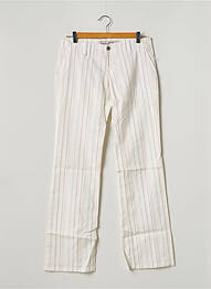 Pantalon chino tissage popeline taille normale beige FREEMAN T.PORTER femme