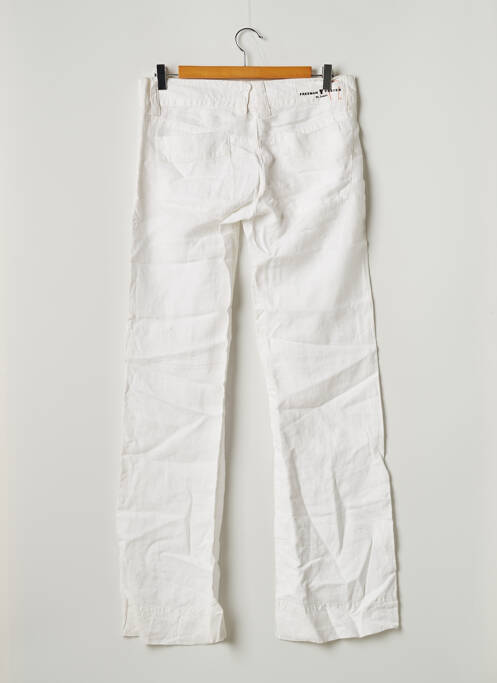 Pantalon droit blanc FREEMAN T.PORTER pour femme
