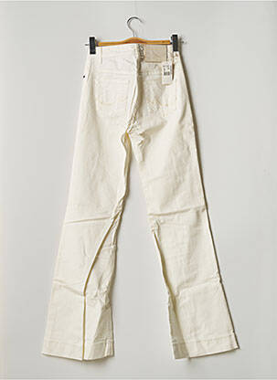 Pantalon flare stretch taille normale beige LTB femme