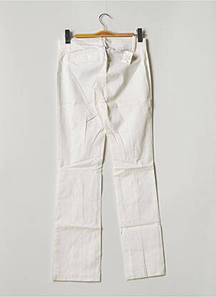 Pantalon droit stretch taille normale beige ONLY femme