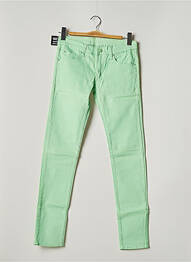 Pantalon slim stretch taille normale vert CHEAP MONDAY femme