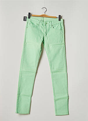 Pantalon slim stretch taille normale vert CHEAP MONDAY femme