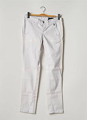 Pantalon slim tissage popeline taille normale gris G STAR femme