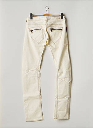 Pantalon slim taille basse taille basse beige GUESS JEANS femme