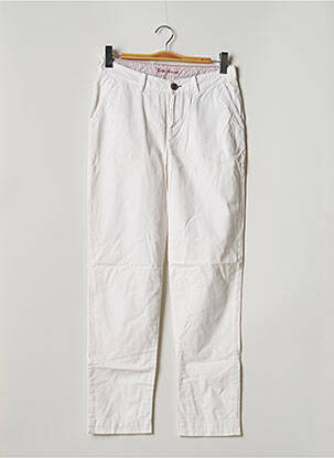 Pantalon chino blanc LITTLE MARCEL pour femme