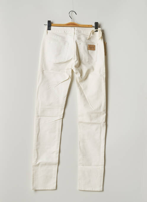 Pantalon slim stretch taille normale beige SCHOOL RAG femme
