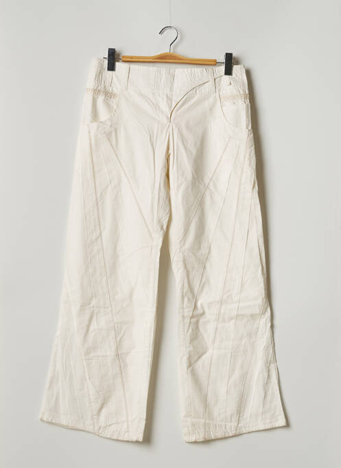 Pantalon large beige 2 TWO pour femme