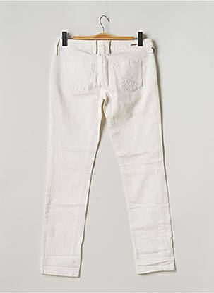 Jeans coupe slim slim taille basse blanc MELTIN'POT femme