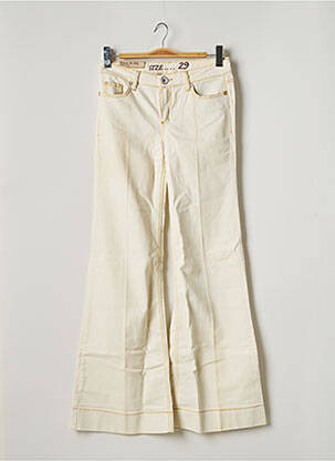 Jean coupe flare stretch taille normale beige GUESS femme