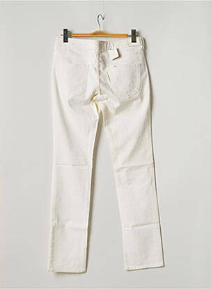 Jeans coupe droite stretch taille basse blanc LEE femme