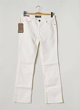 Jeans coupe droite blanc GUESS JEANS pour femme