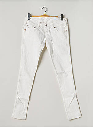 Jeans coupe slim blanc LOIS pour femme