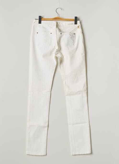 Jeans coupe slim blanc TEDDY SMITH pour femme