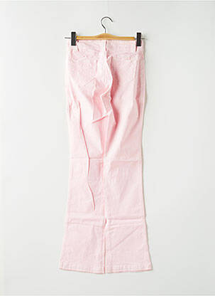 Pantalon flare tissage popeline rose TEDDY SMITH INDUSTRY fille