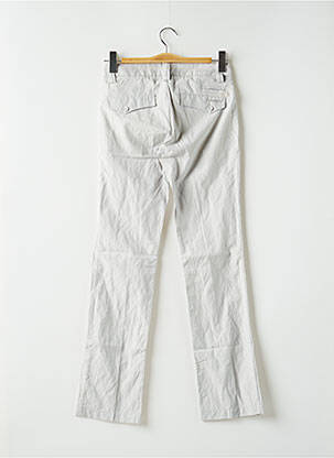 Pantalon droit tissage popeline taille basse bleu FREEMAN T.PORTER femme