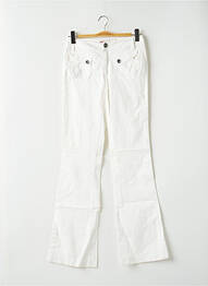Pantalon flare stretch taille basse blanc MISS SIXTY femme