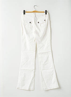 Pantalon flare stretch taille basse blanc MISS SIXTY femme
