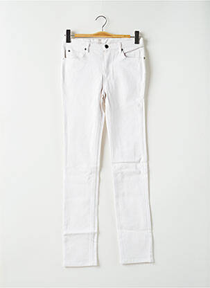 Jeans coupe slim slim taille normale blanc PM femme