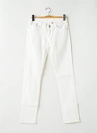 Pantalon slim taille basse taille basse blanc TEDDY SMITH femme