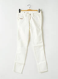 Jeans coupe slim slim taille basse beige DIESEL femme