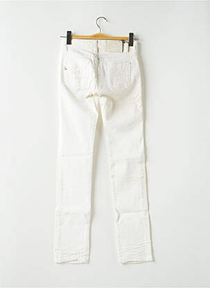 Jeans coupe slim slim taille basse blanc NATIONAL LIBERTY femme