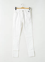 Pantalon slim taille basse taille basse blanc PAPFAR'S PIGE femme