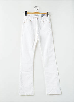 Jeans coupe slim slim taille haute blanc LTB femme