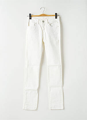 Jeans coupe slim blanc NATIONAL LIBERTY pour femme