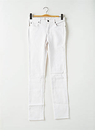 Jeans coupe slim blanc PM pour femme