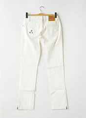 Pantalon 7/8 blanc ICHI pour femme seconde vue