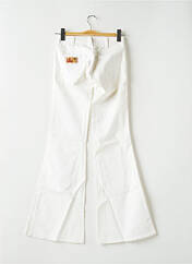 Pantalon flare blanc LOIS pour femme seconde vue