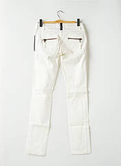 Pantalon slim blanc ICHI pour femme seconde vue