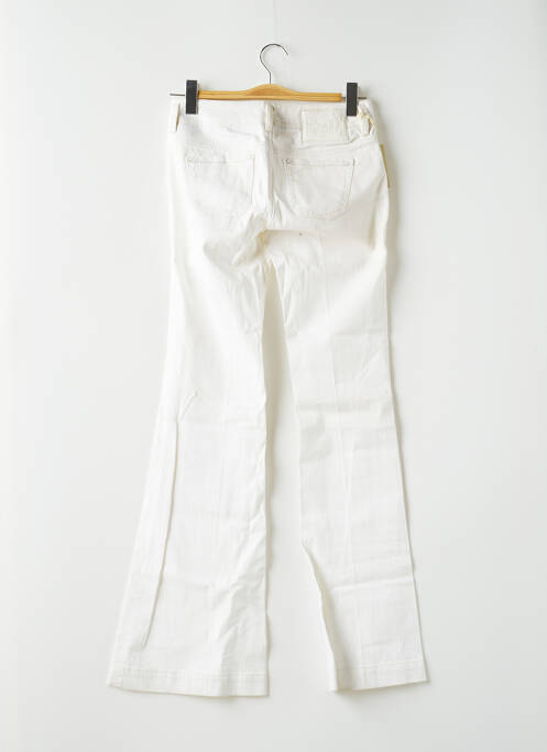 Jean coupe flare sélection denim taille basse blanc GUESS femme