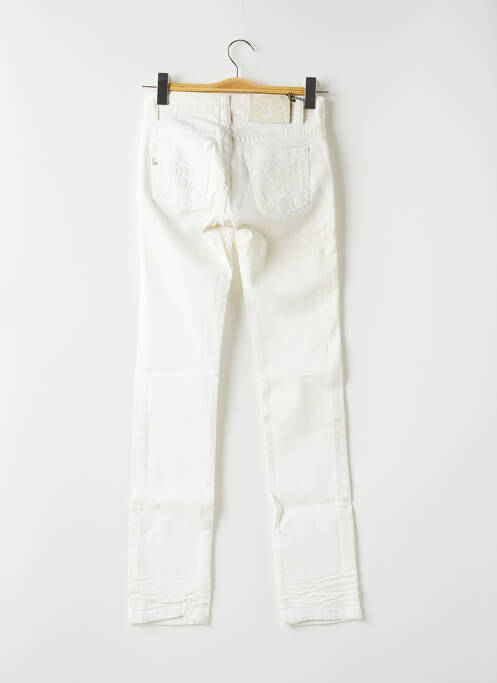 Jeans coupe slim blanc NATIONAL LIBERTY pour femme