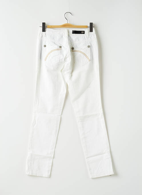 Pantalon 7/8 blanc ICHI pour femme